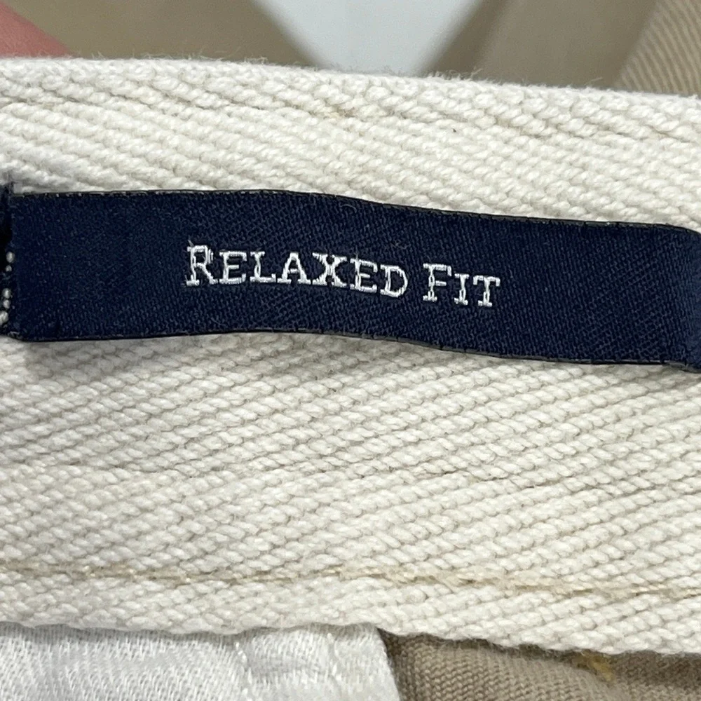 Polo‎ Ralph Lauren Relaxed Fit Khaki Chino Shorts Men 36 Casual Cotton Classic